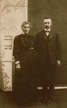 Jean-Pierre Lanners et Suzanne Threinen, vers 1917